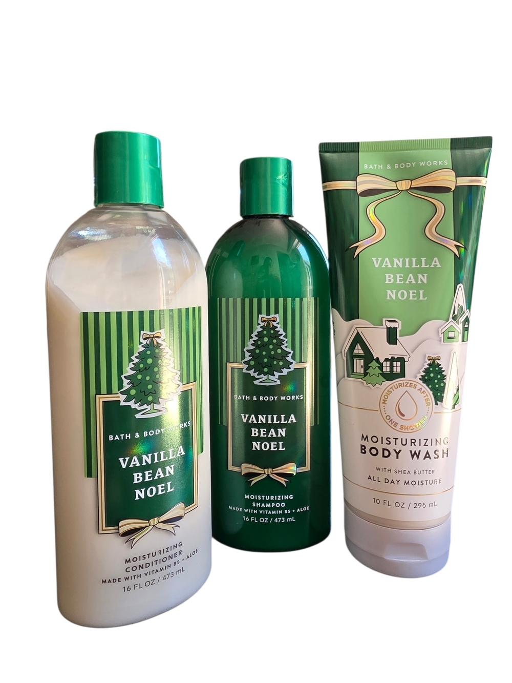 Bath & Body Works Vanilla Bean Noel Moisturizing bath set